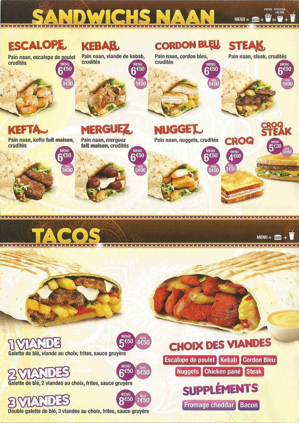 Chen Gai France ) tacos avenue montpellier