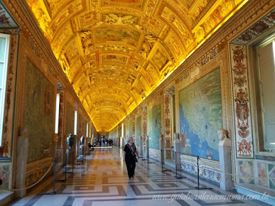 A Galeria dos Mapas dos Museus Vaticanos