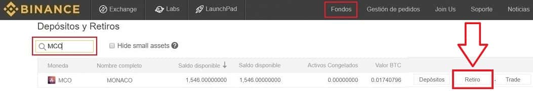 Cómo Guardar Monedero Monaco (MCO) Token Comprar Monaco (MCO) Binance y Coinbase enviar Monedero