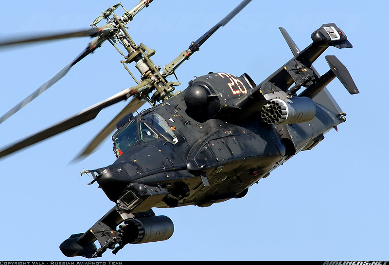 Ka-50 Black Shark Powerful Battle Helicopter