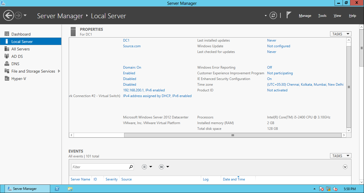 AD Shot Gyan: The Server Manager - Windows Server 2012