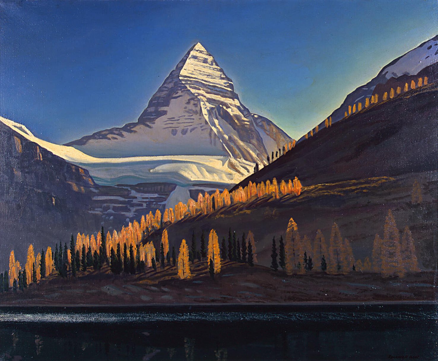 Mount Assiniboine. Canadian Rockies Rockwell Kent Endless Paintings