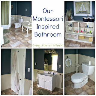 Our Montessori-inspired bathroom
