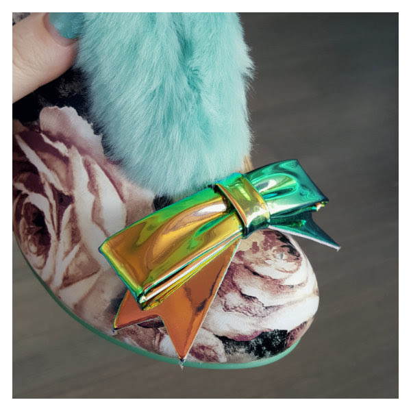 irregular choice metallic green bow irregular choice metallic green bow