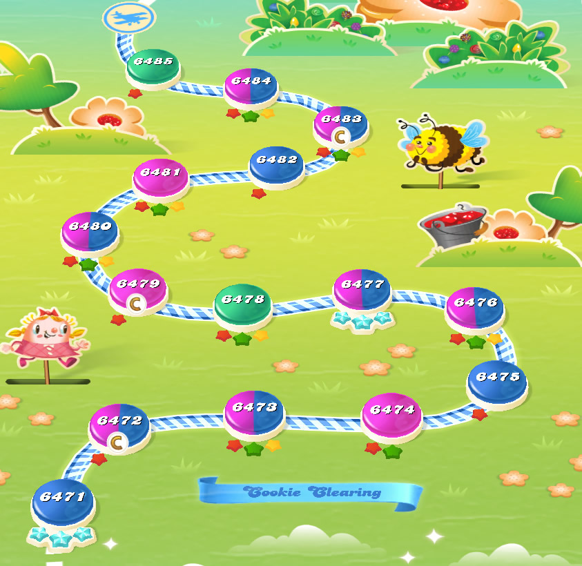 Candy Crush Saga level 6471-6485 Candy Crush Saga level 6471-6485