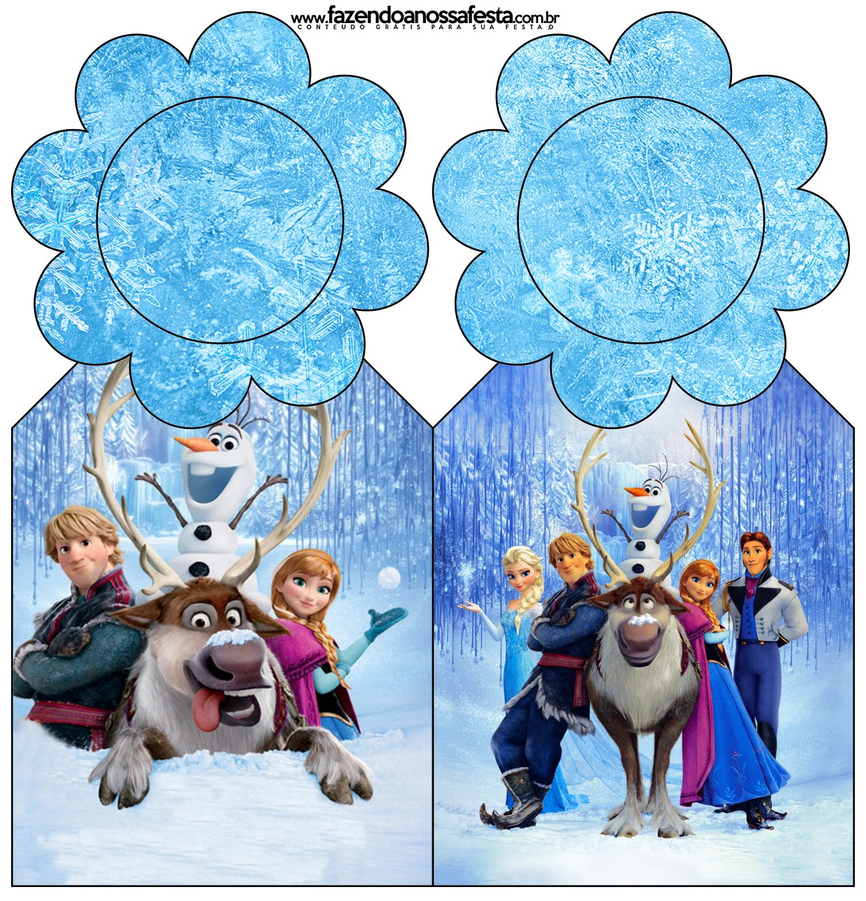 Frozen Cute Free Party Printables Oh My Fiesta In English