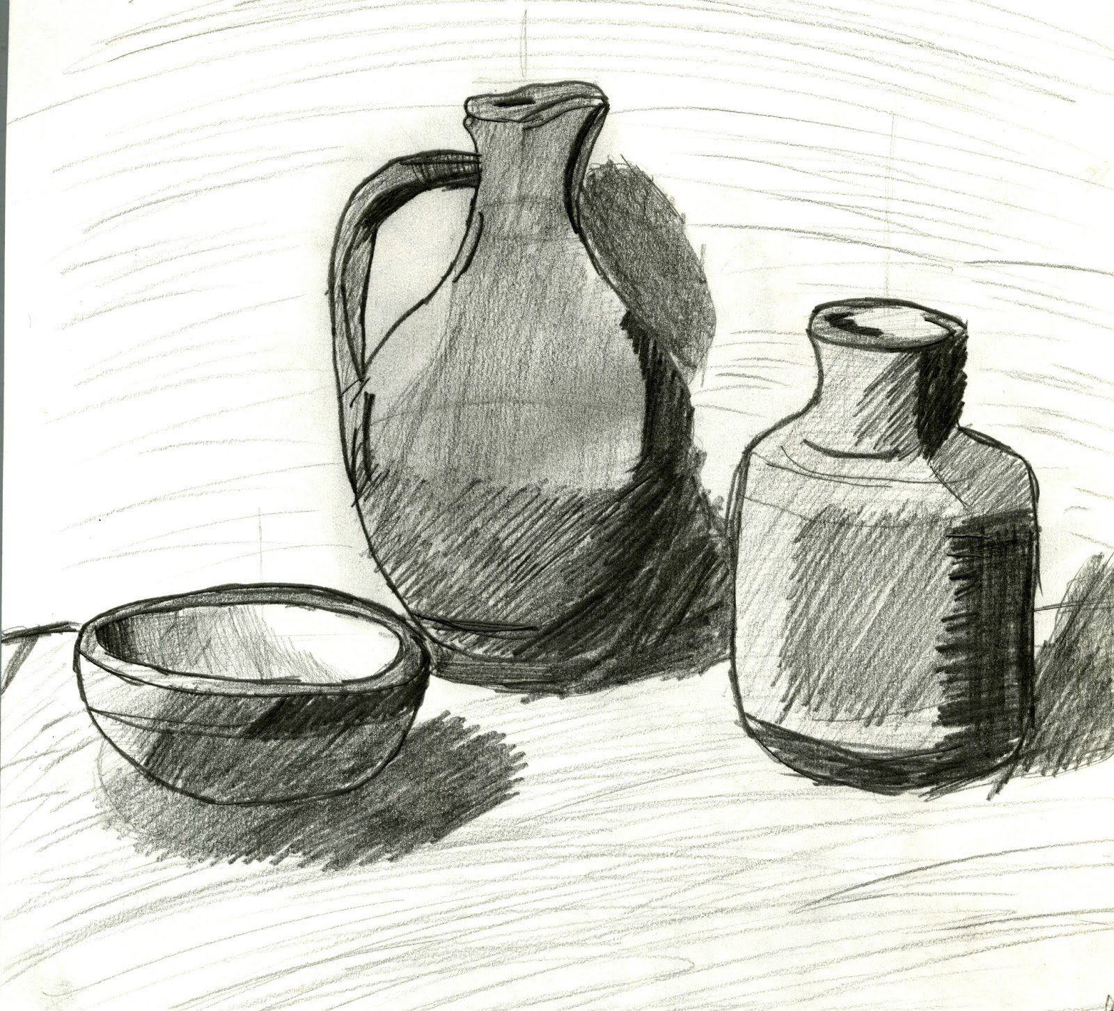 Cute Still Life Sketch Drawing for Beginner