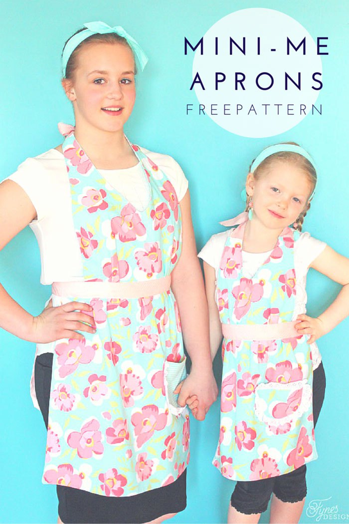 Matching Mom and Child Free Apron Pattern