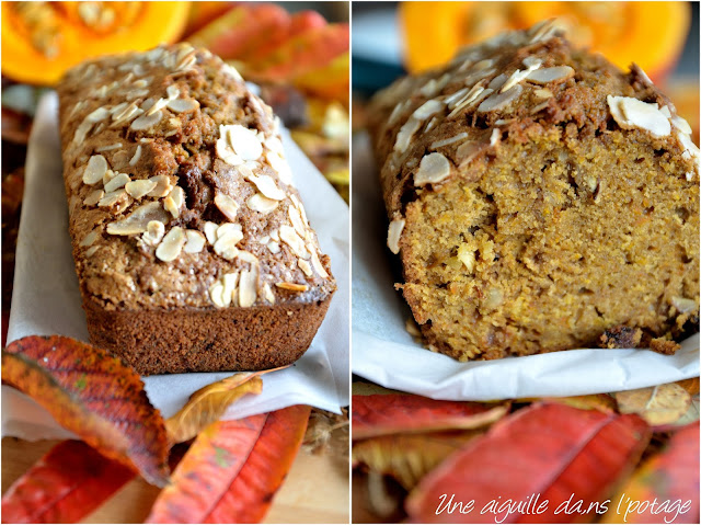 Cake au potimarron, raisins et amandes