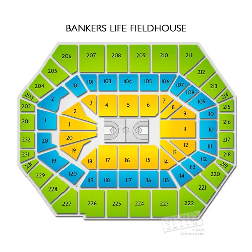 Indiana Pacers Seating Chart 3d