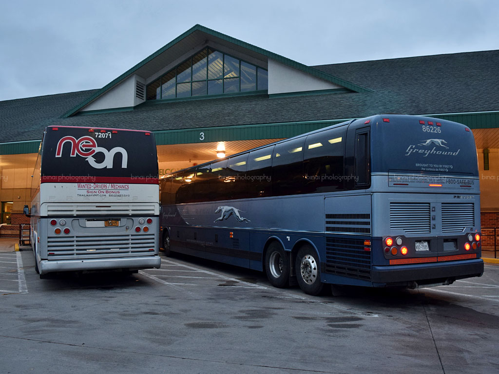 New York to Rochester by Greyhound