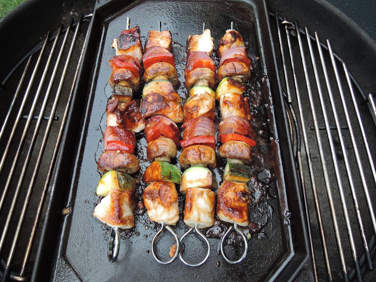 The Briny Lemon Grilled Chicken and Vegetable Skewers with HoneyMiso