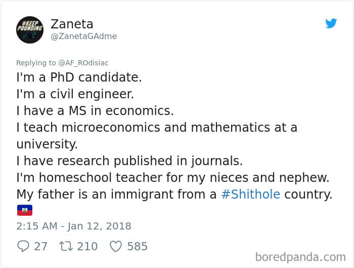 People Respond To Trump 'Shithole Countries' Remark. Take A Look At Their Powerful Tweets! People Respond To Trump 'Shithole Countries' Remark. Take A Look At Their Powerful Tweets!