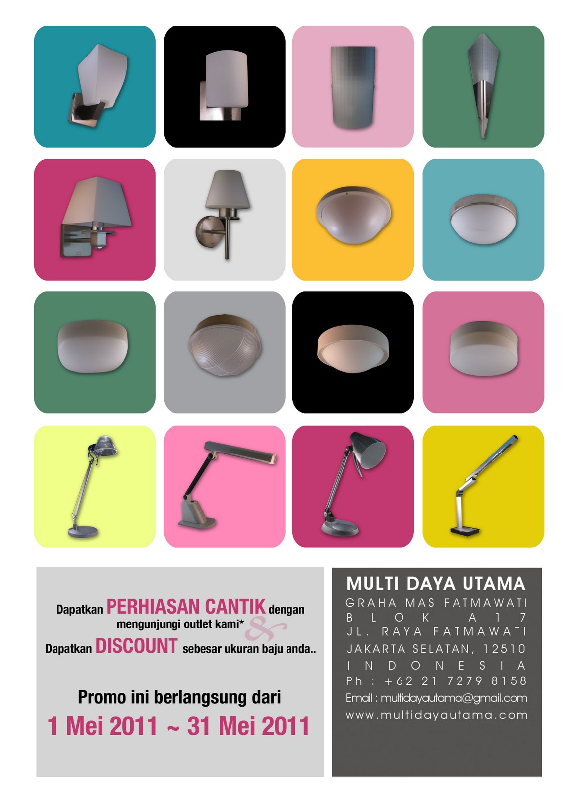 LAMPU LED INTERIOR & LIGHTING DESIGNER JAKARTA November 2010