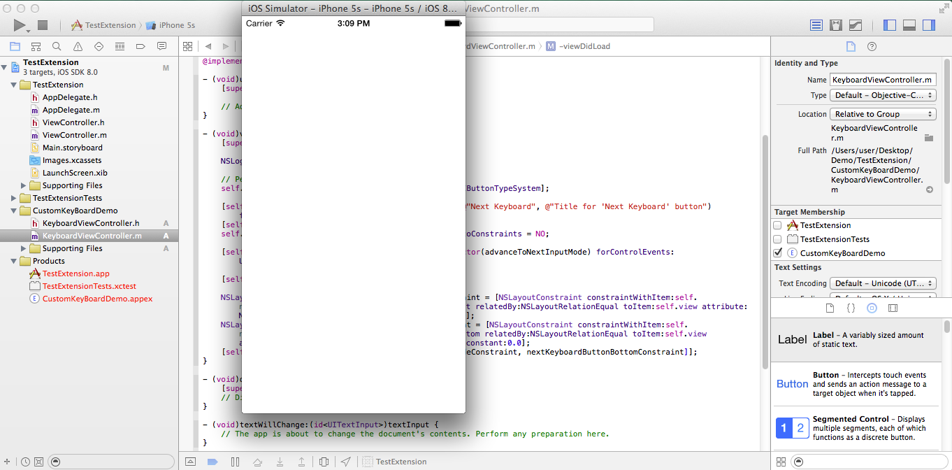Running main app on simulator Running main app on simulator