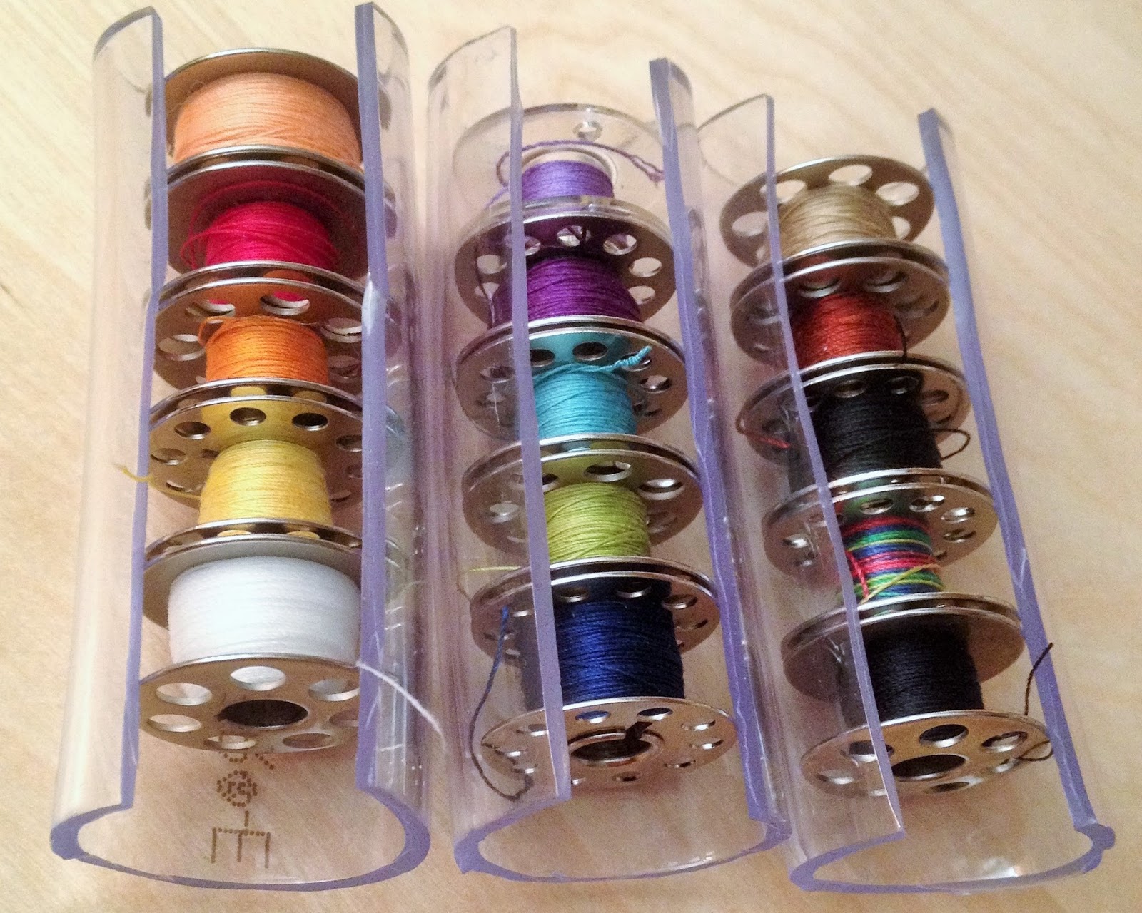 Hannahs Kreativblog: Unterspulen Aufbewahrung