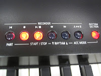 Kawai ES7 front panel buttons