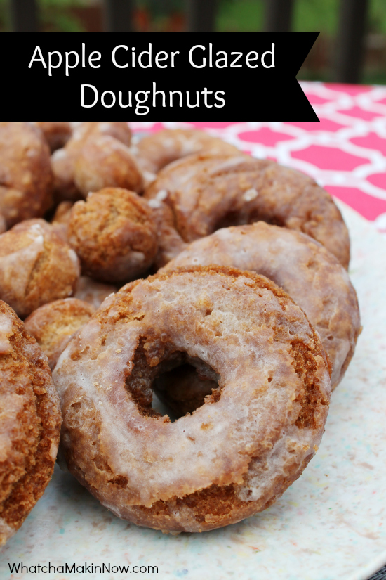 Apple Cider Glazed Doughnuts --- better than any store bought for sure and not as much work as you'd think! 