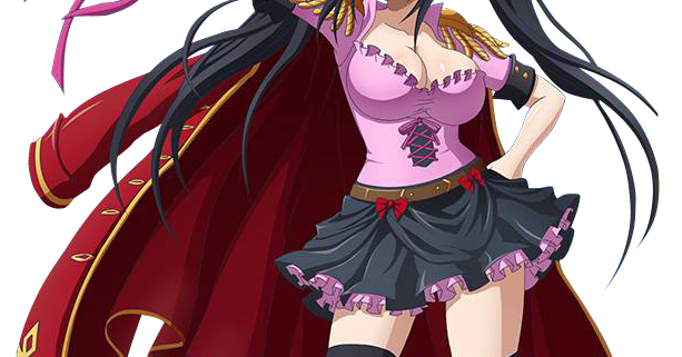 Highschool DxD:Serafall Leviathan Mega Kawaii Pirate Render(2vers) .