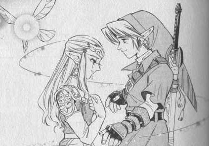 OoT] Zelda from the Ocarina of Time manga really looks a lot