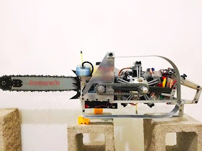 Chainsaw Radial Engine prototype 