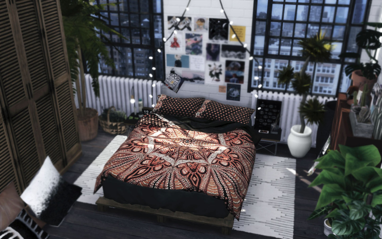 Sims 4 CC S The Best MOONS BED SET RECOLORS By Novvvas
