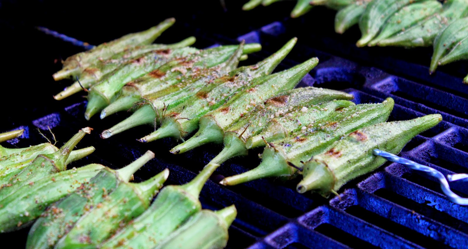 Grilled Okra
