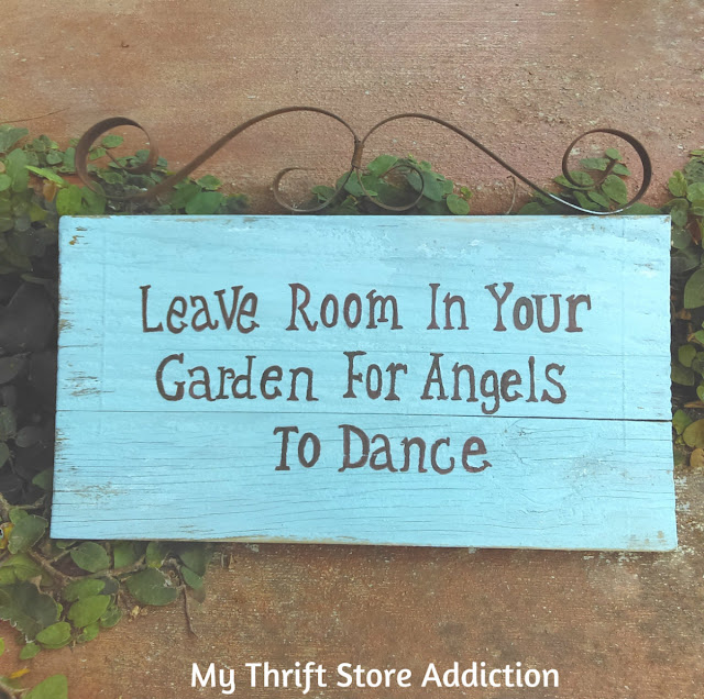 how to refresh faded garden signs