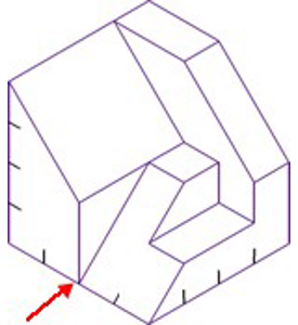 Figura 33: Sistema diédrico - obtención de vistas