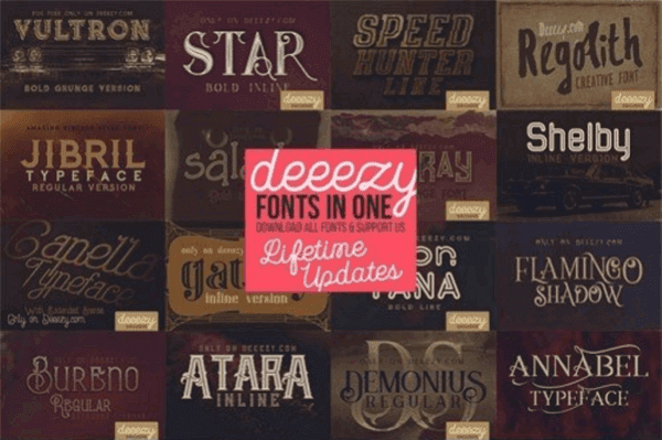 Deeezy ALL Fonts in ONE Pack Deeezy ALL Fonts in ONE Pack