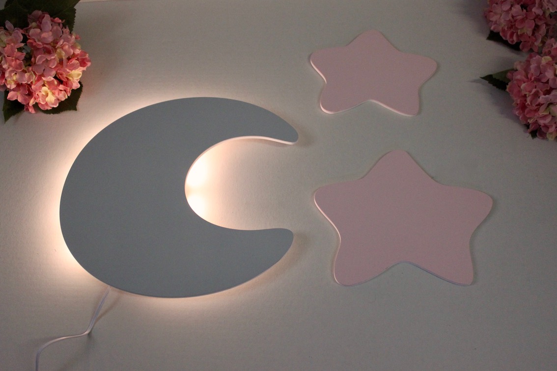 APLIQUES DE PARED infantiles con luces LEDS