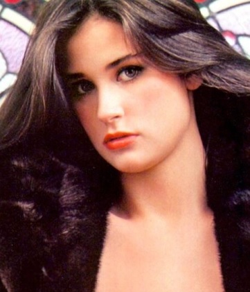 Demi Moore Rostro angelical de la actriz Demi Moore