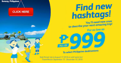 Cebu Pacific Promo September November 2016 Cebu Pacific Promo September November 2016