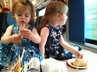 making mess on the train