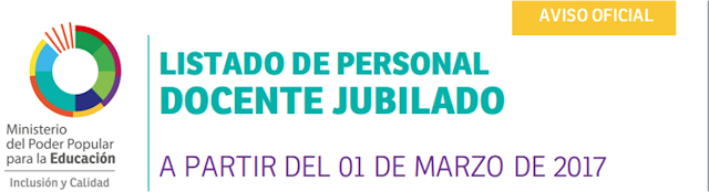 Resultado de imagen para LISTADO DE DOCENTE JUBILADO 2017