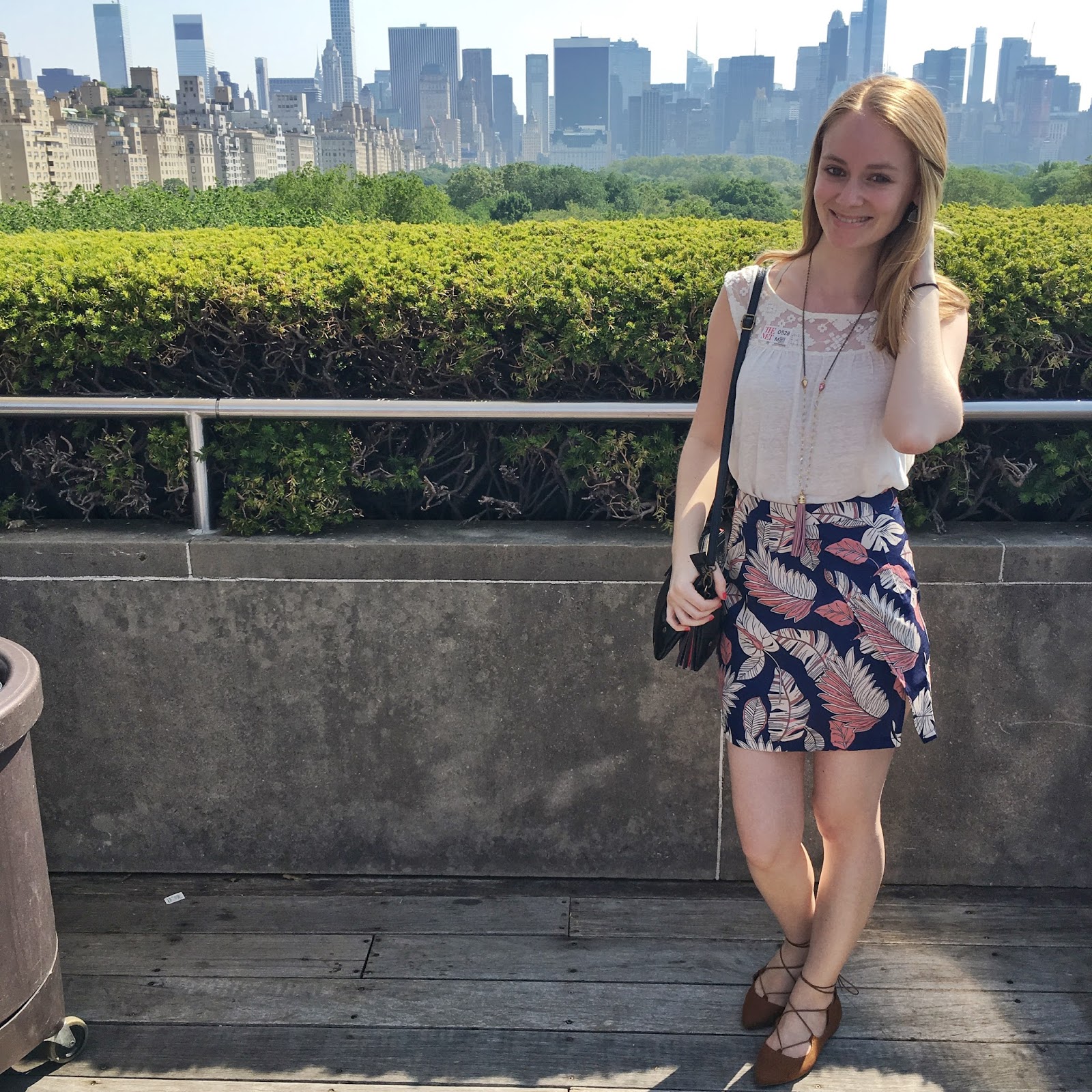 Tobi Tropical Wrap Skirt in NYC