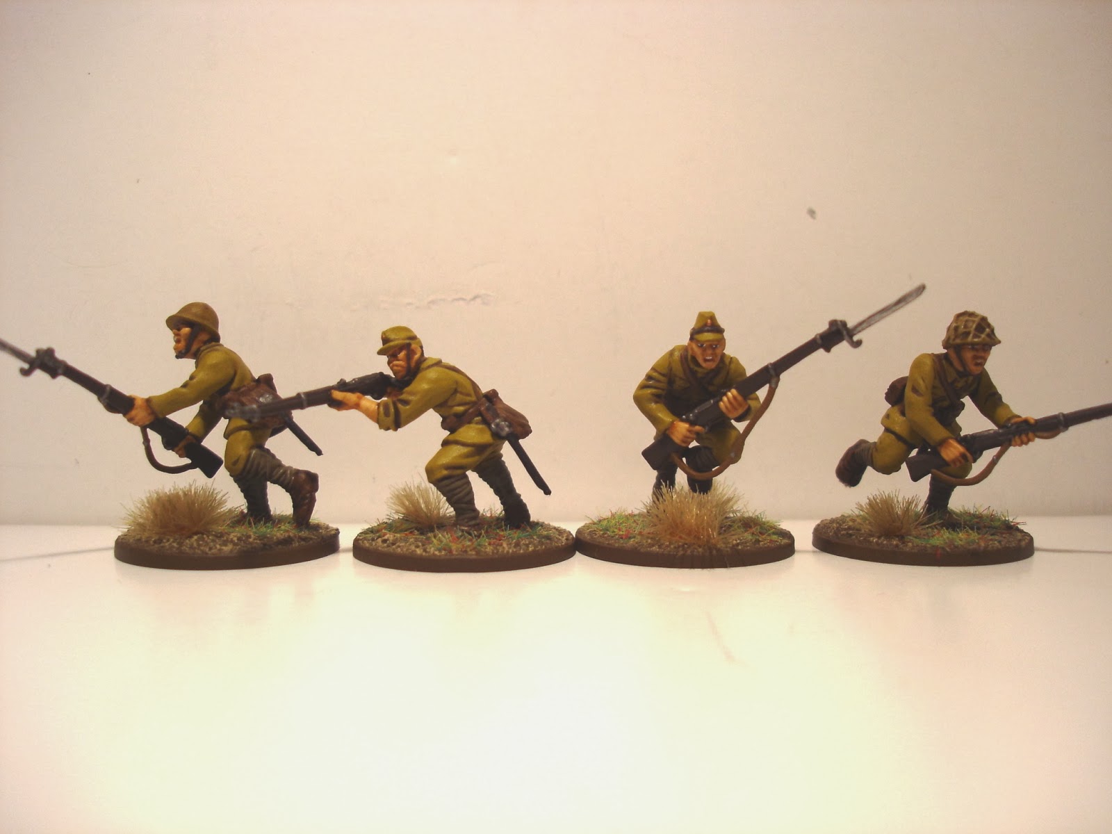 Figurines 3D Peddinghaus 1:72 - Infanterie Japonaise N°4 En Attaque, échelle 1/72, Neuves