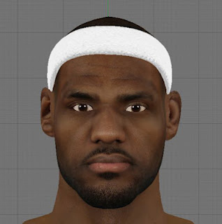 NBA 2K13 PC Mods Lebron James Cyber Face