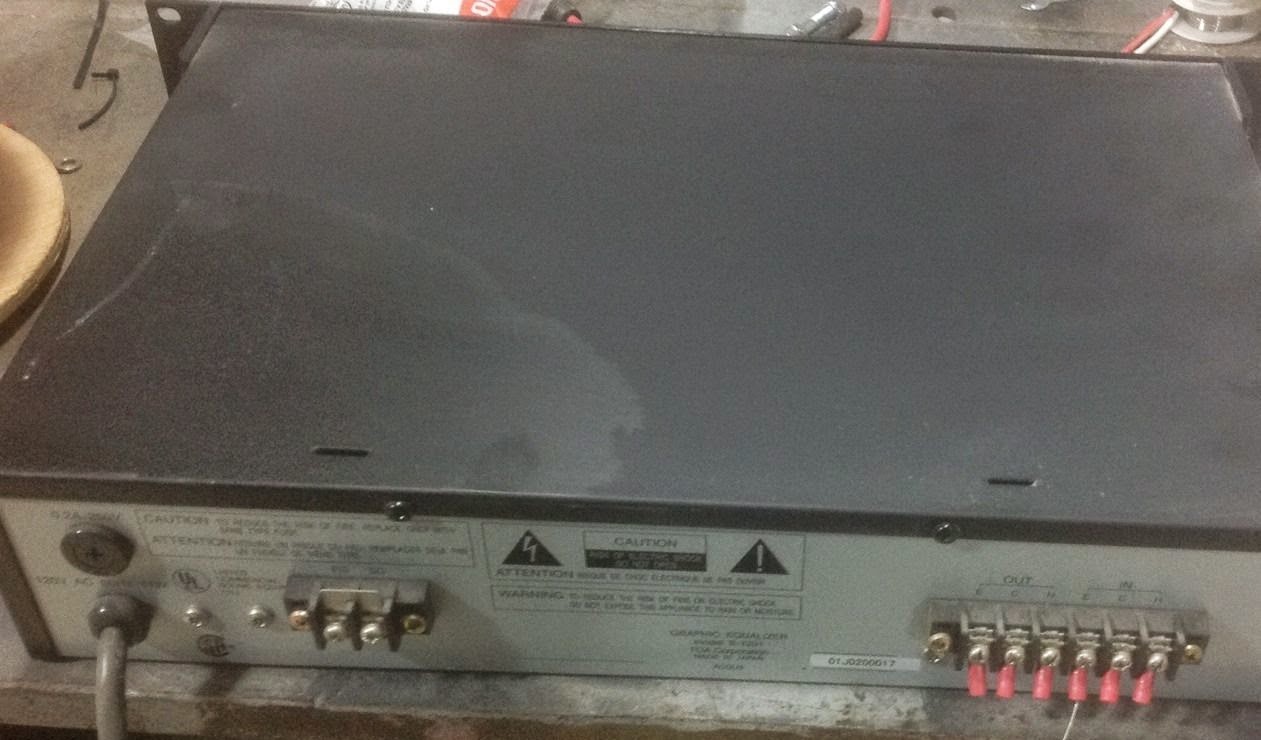 Golden Tubes TOA E1231 Series 1000, 31 band Graphic EQ