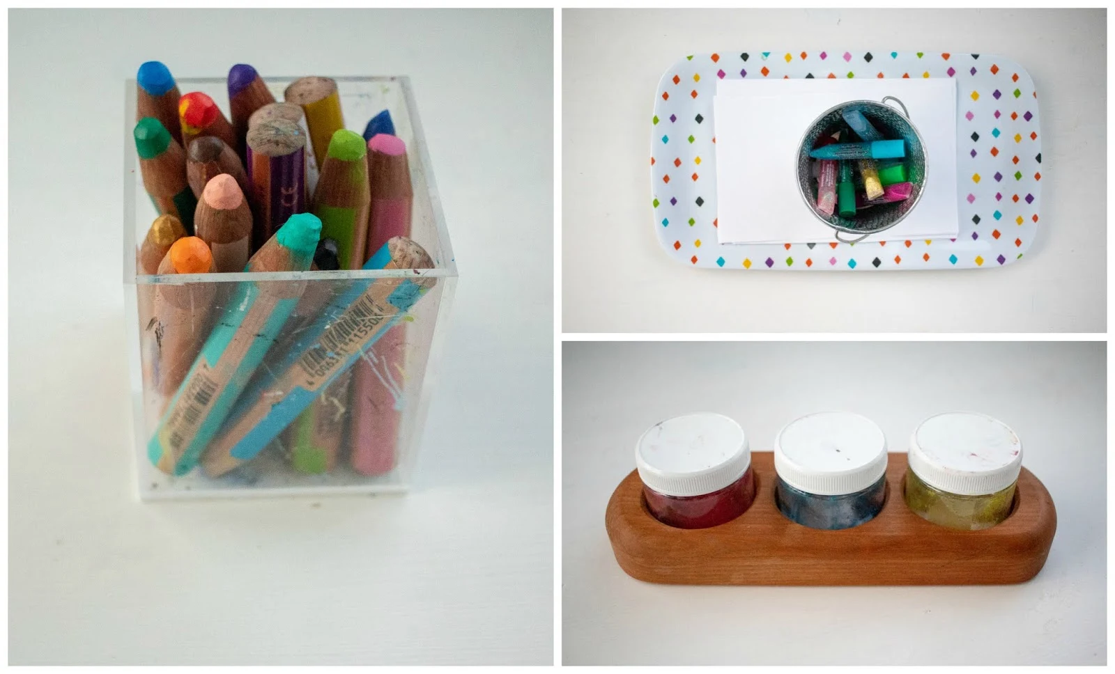 A look at our favorite art trays at 25-months-old.