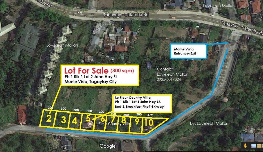 Pinoy Property For You Monte Vista Subdivision, Tagaytay City