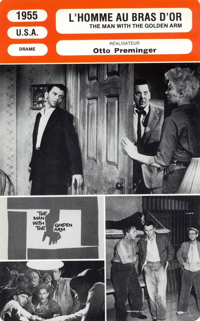 L Homme Au Bras D Or Film Affiches - Photos d'exploitation - Bandes annonces: L'homme au bras d