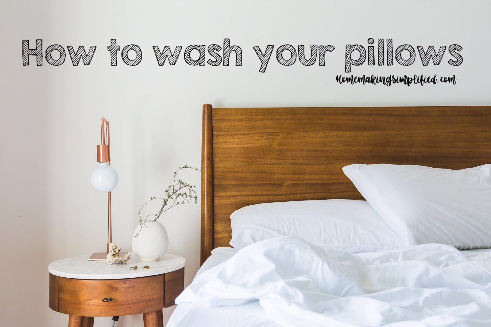 Homemaking Simplified How to Wash Bed Pillows in the Washing Machine