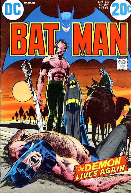 Batman v1 #244 dc comic book cover art by Neal Adams Batman v1 #244 dc comic book cover art by Neal Adams