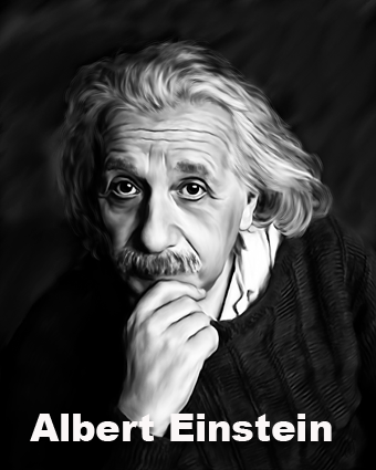Foto Albert Einstein yang tergoda kompas