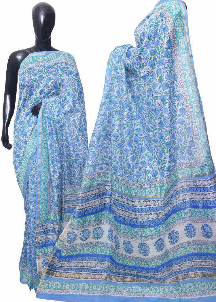 Silk cotton chanderi sarees | Buy online chanderi sarees