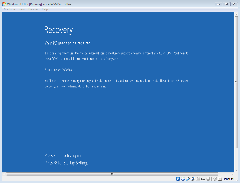 virtualbox 6.0.8 windows error virtualbox 6.0.8 windows error