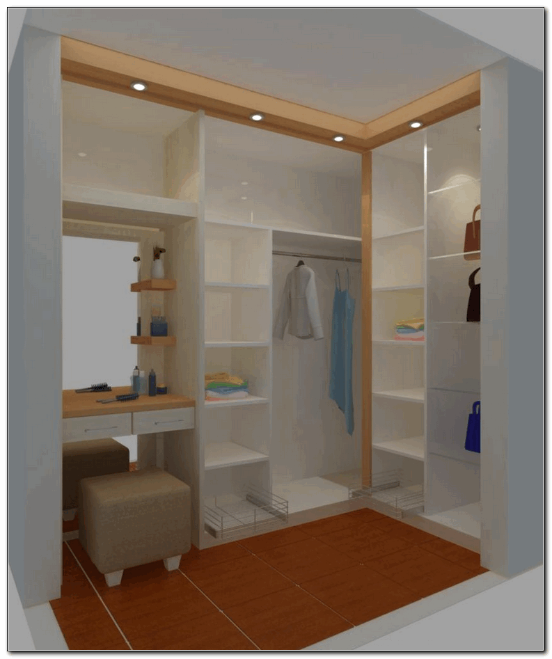 Desain Wardrobe Minimalis