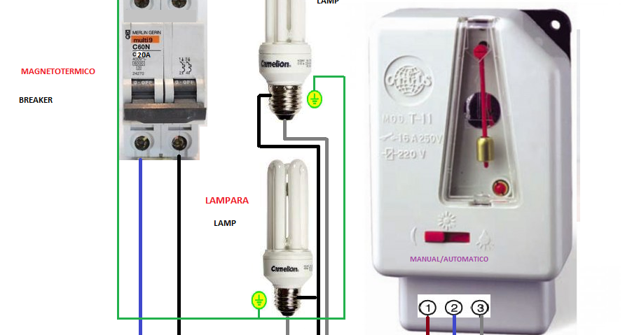 Electrical diagrams: LADDER WITH AUTO CLOCK -1a3- T-11 MINUTES ORBIS