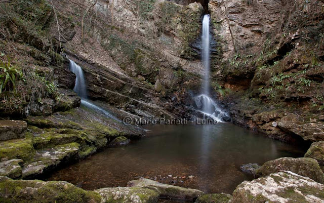 cascata a monte della Fermona Ferrera cascata varesotto